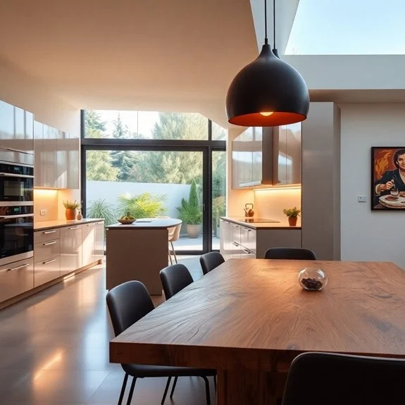 27 Creative Open Plan Kitchen Dining Living Ideas - Interiorshape