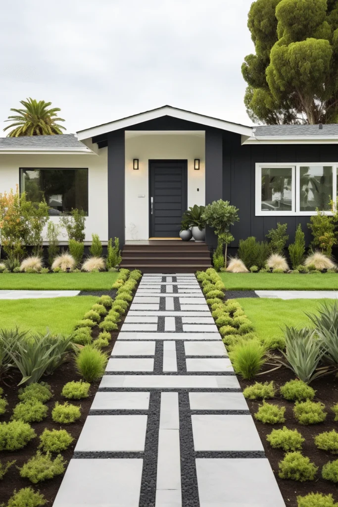 40+ Modern Front Yard Landscaping Ideas for Max Curb Appeal