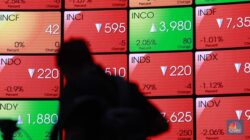 Indeks Harga Saham Gabungan IHSG di Bursa Efek Indonesia Jakarta