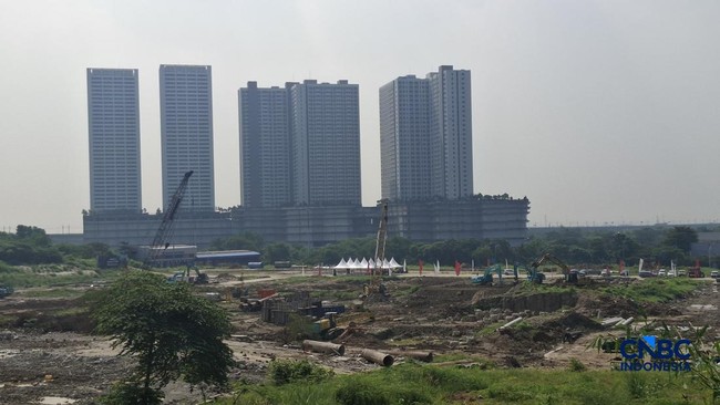 Progres pembangunan rusun subsidi Meikarta Bekasi oleh Menteri PKP Maruarar Sirait