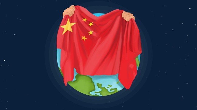 Infografis industri panel surya China