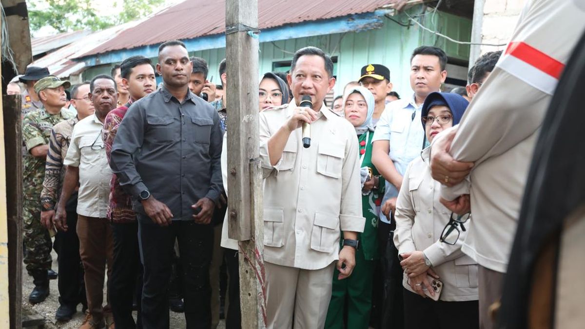 Mendagri Tito Karnavian tinjau program BSPS dan perumahan di Kota Kendari Sulawesi Tenggara