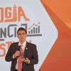 Menkeu Purbaya Yudhi Sadewa menyampaikan pemaparan dalam Jogja Financial Festival 2026