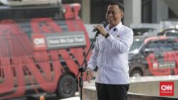 Dirjen Perhubungan Darat Kemenhub Aan Suhanan saat pelepasan Tim Go Mudik 2026