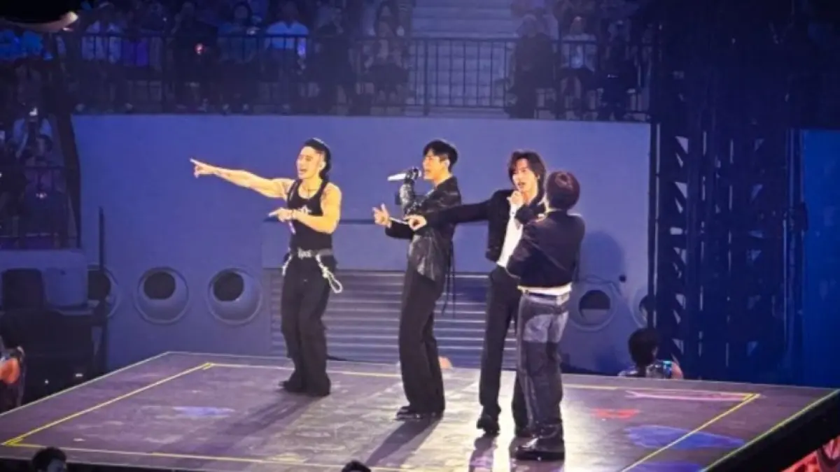 Konser F4 di Indonesia Arena Jakarta - Jerry Yan, Vic Chou, Vanness Wu, dan Ashin tampil memukau