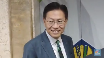 James Riady CEO Lippo Group saat rapat koordinasi di Jakarta