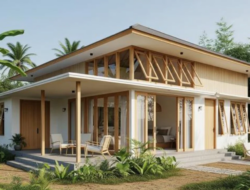 7 Inspirasi Desain Rumah Desa Gaya Japandi, Perpaduan Kayu dan Bata Ekspos yang Estetis