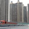 Bangunan perumahan Evergrande yang belum selesai di Luoyang China