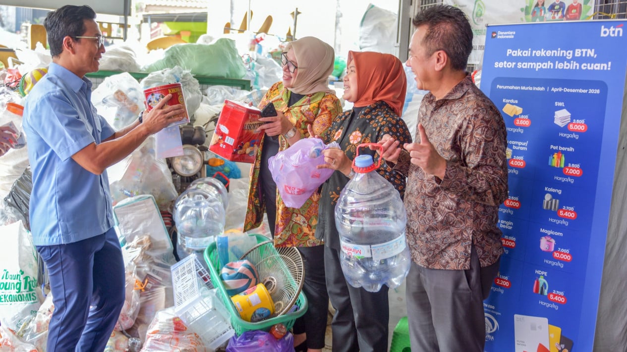 BTN Perluas Program Bayar Angsuran Pakai Sampah ke 15 Kota, Cicilan Lebih Ringan dan Ramah Lingkungan