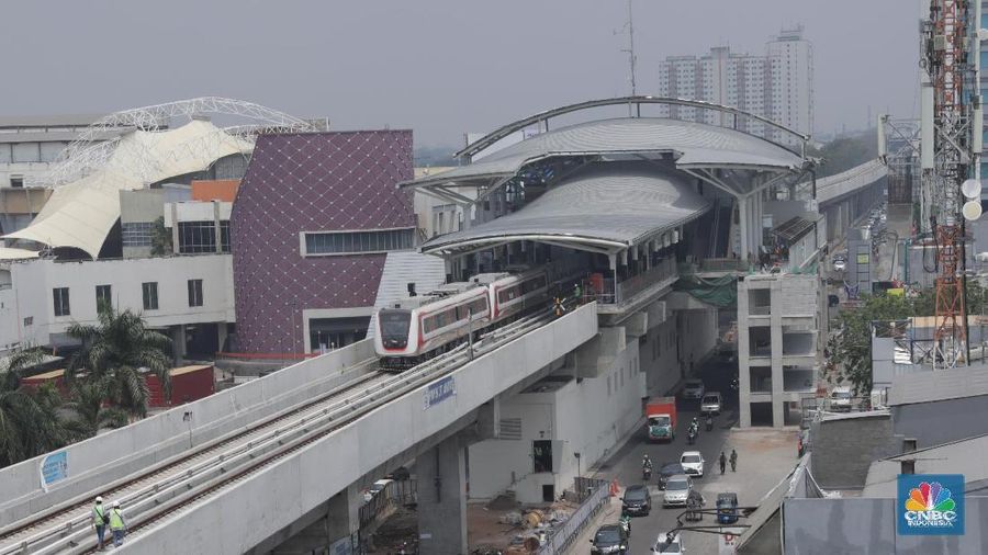 LRT Jakarta Diperpanjang dari Manggarai Hingga Tembus Dukuh Atas