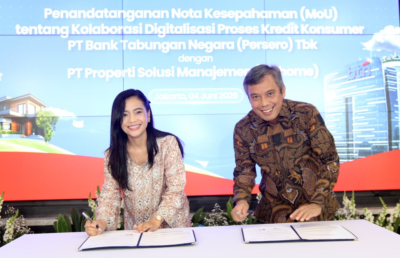 BTN Gandeng Pinhome Hadirkan KPR Digital, Cari Rumah dan Ajukan Kredit Cukup Lewat Satu Aplikasi